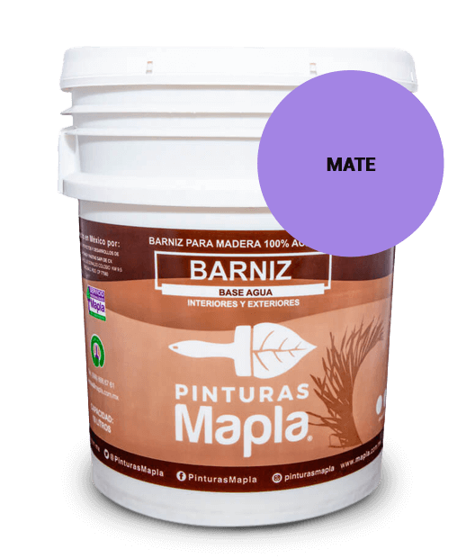 Barniz Para Madera Base Agua - Productos Mapla