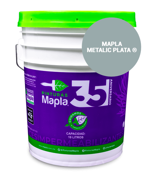 Pintura Color Plata Metalizada - Productos Mapla